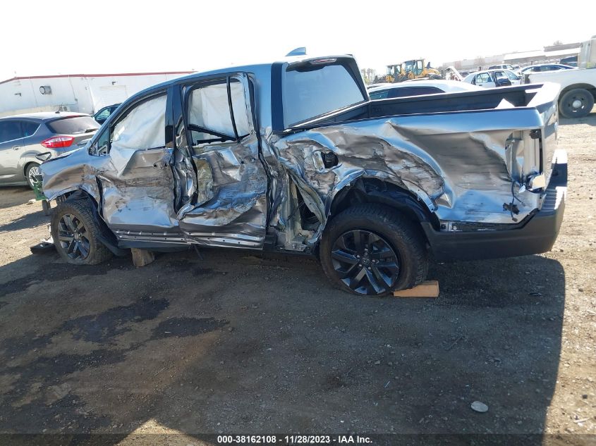 2022 HONDA RIDGELINE SPORT - 5FPYK3F16NB007890