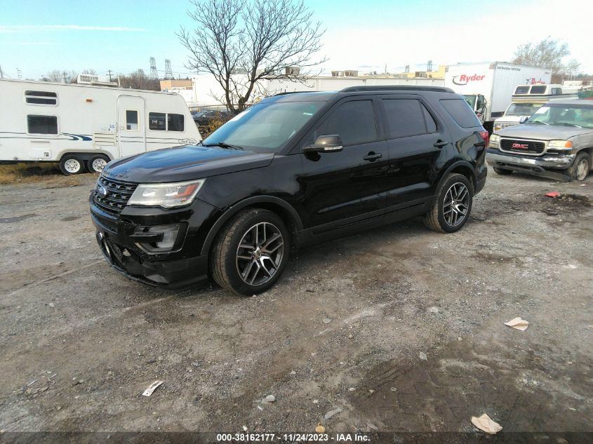 2017 FORD EXPLORER SPORT - 1FM5K8GT9HGA34581