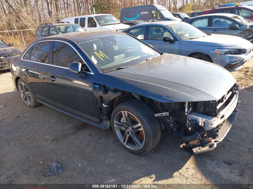 2018 AUDI A4 2.0T PREMIUM/2.0T TECH PREMIUM - WAUENBF45JA167279