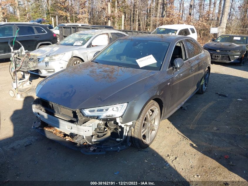 2018 AUDI A4 2.0T PREMIUM/2.0T TECH PREMIUM - WAUENBF45JA167279