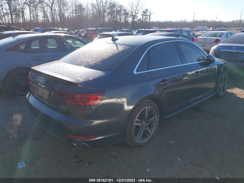 2018 AUDI A4 2.0T PREMIUM/2.0T TECH PREMIUM - WAUENBF45JA167279