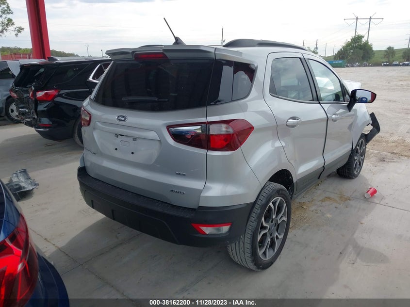 VIN MAJ6S3JL0LC362224 2020 FORD ECOSPORT SES