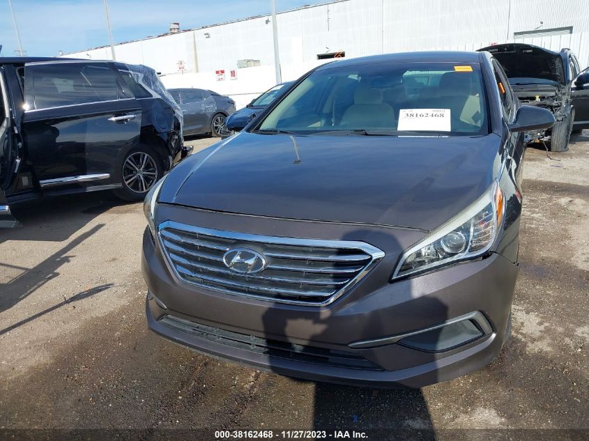 2016 HYUNDAI SONATA 2.4L SE - 5NPE24AF4GH314046