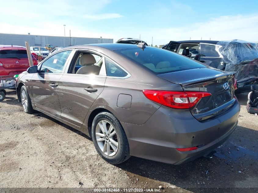 2016 HYUNDAI SONATA 2.4L SE - 5NPE24AF4GH314046