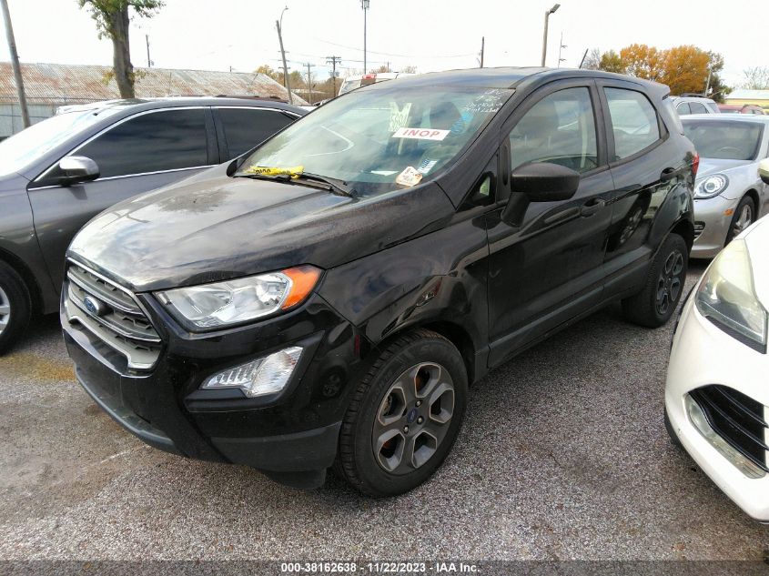 VIN MAJ3S2FE2KC290108 2019 FORD ECOSPORT S