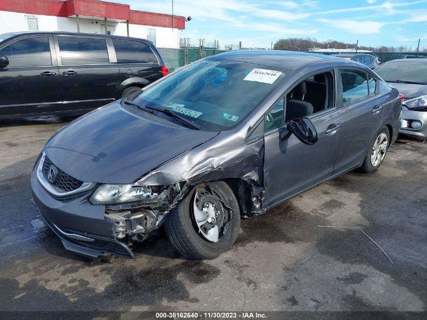 2014 HONDA CIVIC LX - 19XFB2F53EE233369