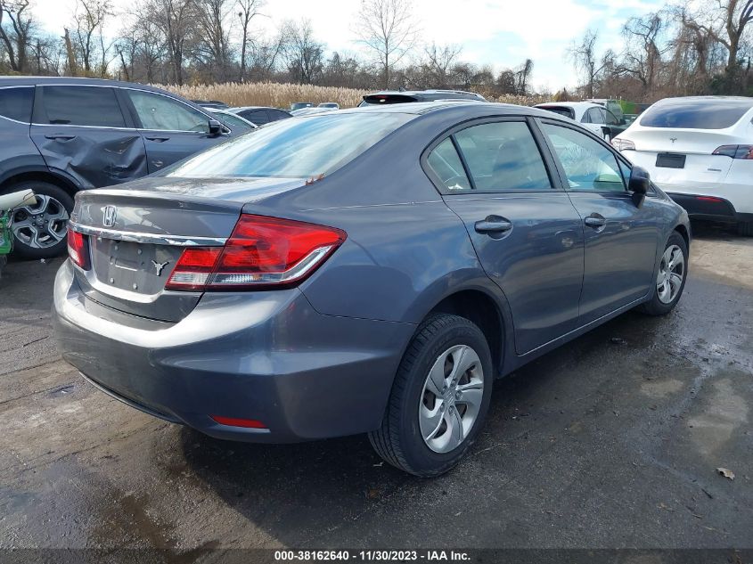 2014 HONDA CIVIC LX - 19XFB2F53EE233369