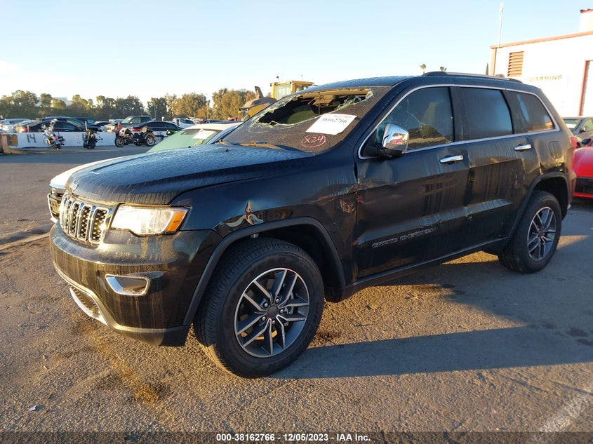 VIN 1C4RJEBG9KC732754 2019 JEEP GRAND CHEROKEE LIMITED 4X2