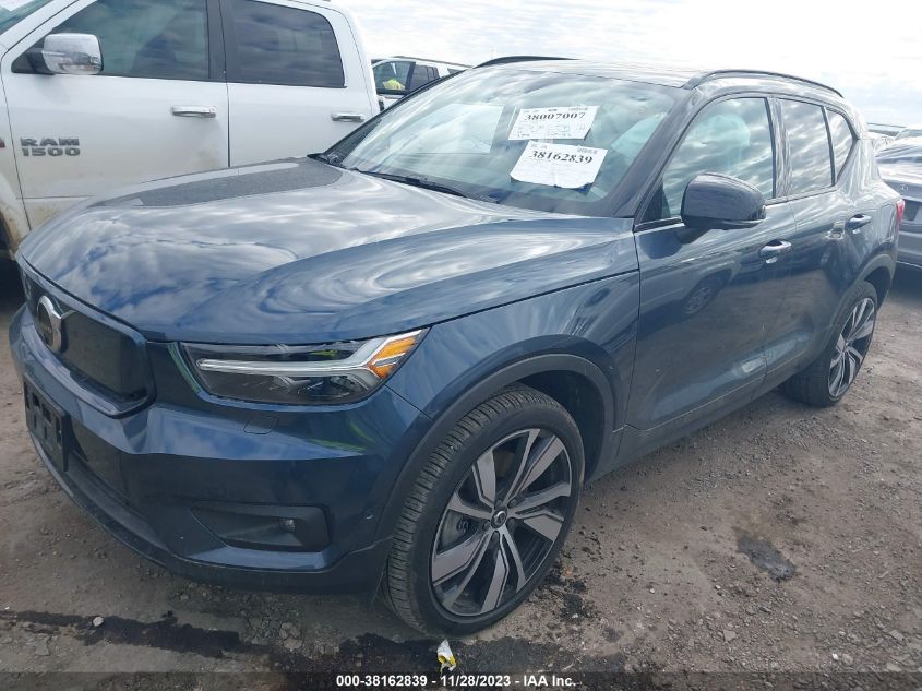 2022 VOLVO XC40 RECHARGE PURE ELECTRIC P8 TWIN ULTIMATE - YV4ED3UB2N2711991