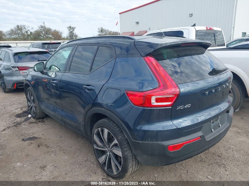 2022 VOLVO XC40 RECHARGE PURE ELECTRIC P8 TWIN ULTIMATE - YV4ED3UB2N2711991