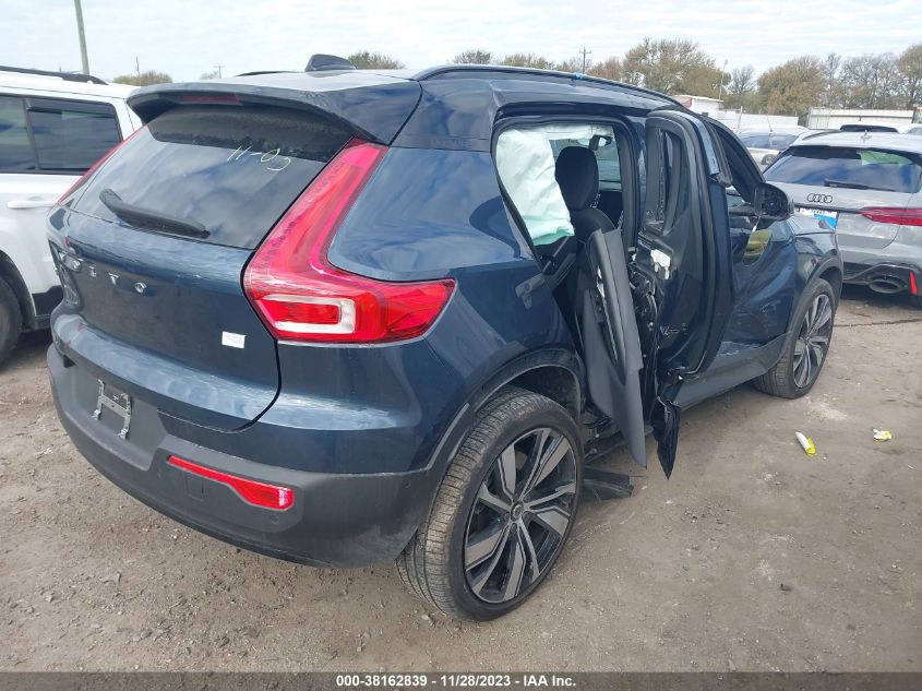 2022 VOLVO XC40 RECHARGE PURE ELECTRIC P8 TWIN ULTIMATE - YV4ED3UB2N2711991