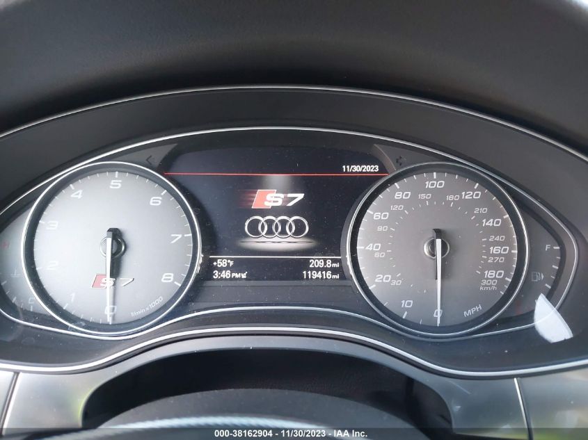 2013 AUDI S7 4.0T PRESTIGE WAUW2AFC9DN136869