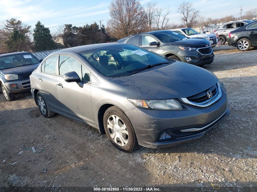 2013 HONDA CIVIC HYBRID - 19XFB4F22DE003063