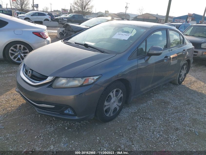 2013 HONDA CIVIC HYBRID - 19XFB4F22DE003063