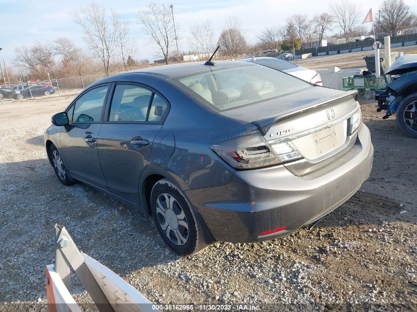 2013 HONDA CIVIC HYBRID - 19XFB4F22DE003063