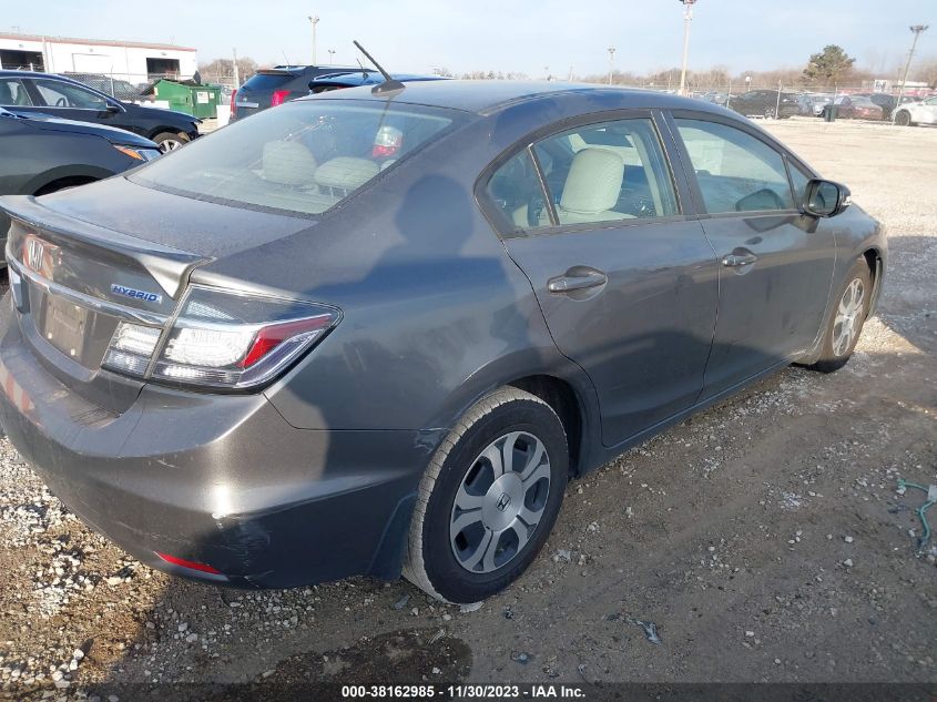 2013 HONDA CIVIC HYBRID - 19XFB4F22DE003063