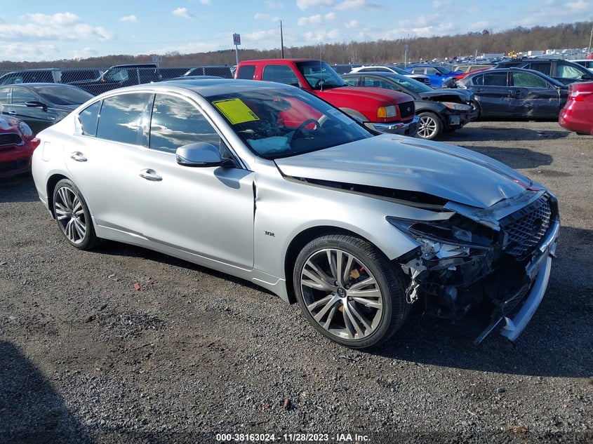 VIN JN1EV7AR0JM444019 2018 INFINITI Q50 LUXE/SPORT