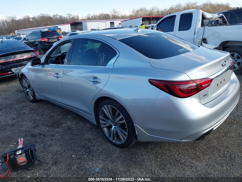 VIN JN1EV7AR0JM444019 2018 INFINITI Q50 LUXE/SPORT