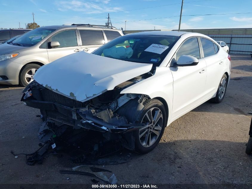 2018 HYUNDAI ELANTRA SEL/VALUE/LIMITED - 5NPD84LF9JH214300