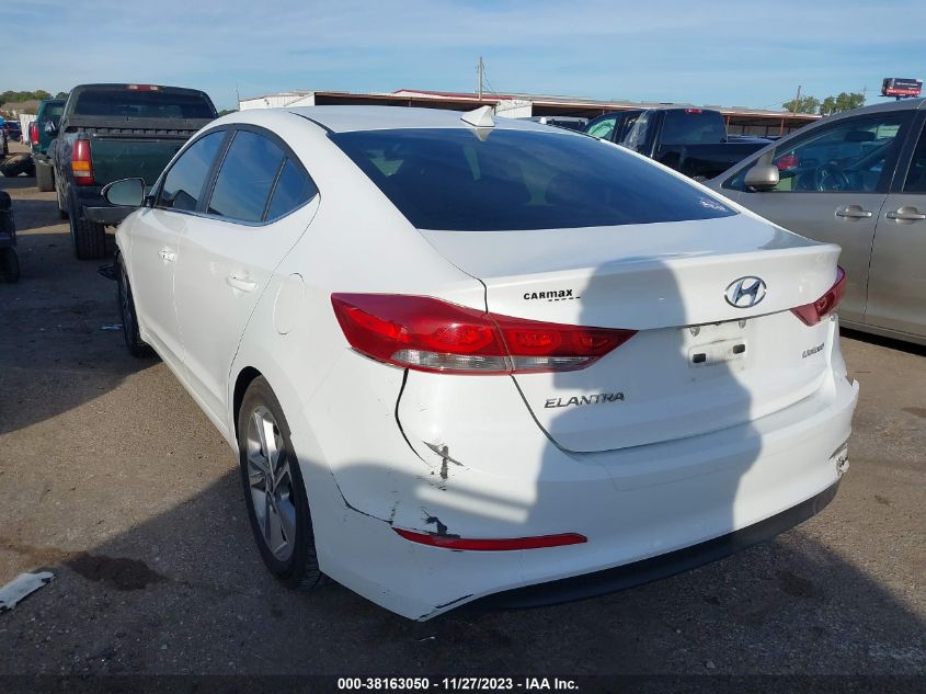 2018 HYUNDAI ELANTRA SEL/VALUE/LIMITED - 5NPD84LF9JH214300