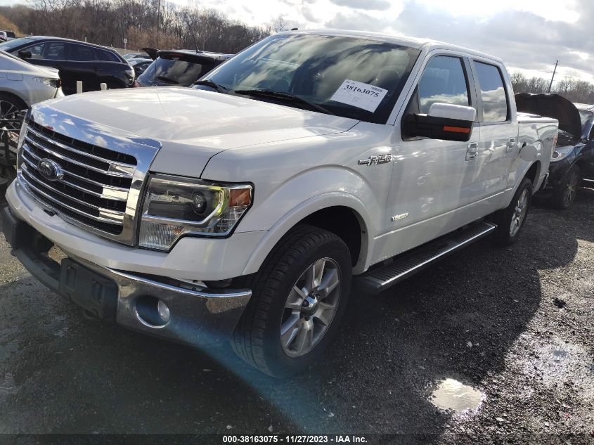 2013 FORD F-150 LARIAT - 1FTFW1ET5DKF69874