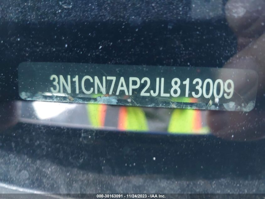2018 NISSAN VERSA S/S PLUS/SV/SL - 3N1CN7AP2JL813009