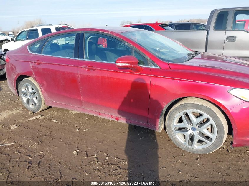 2016 FORD FUSION SE - 1FA6P0H73G5116822