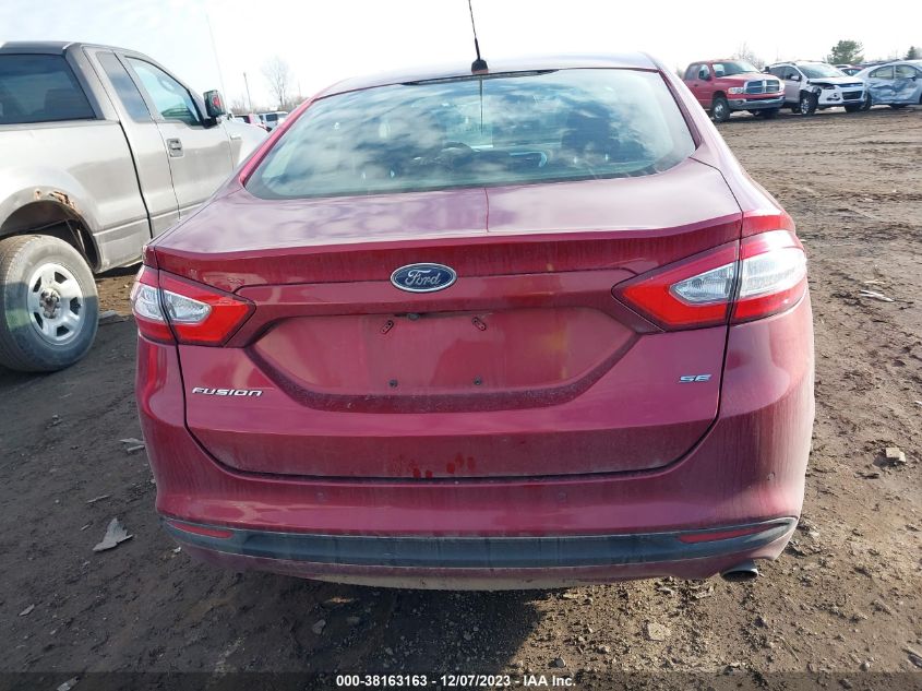 2016 FORD FUSION SE - 1FA6P0H73G5116822