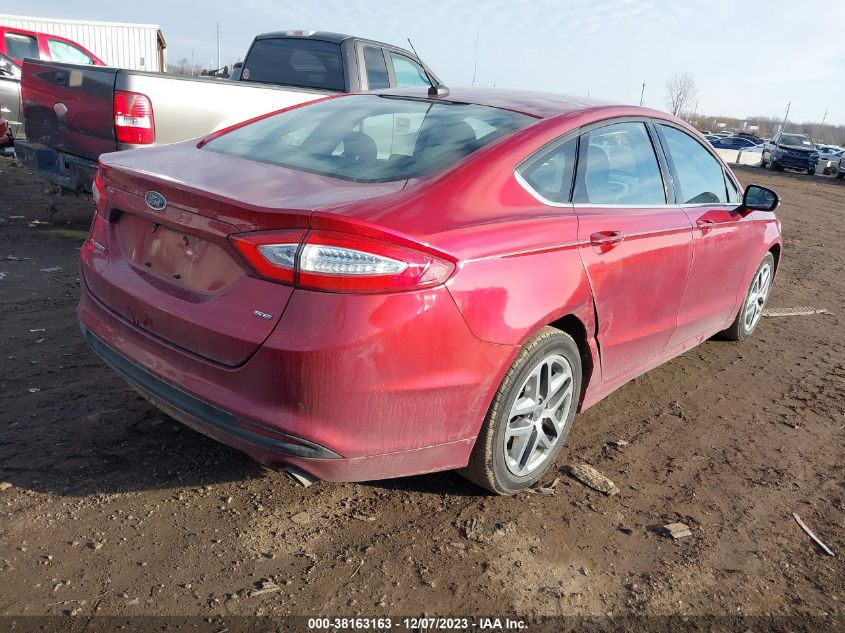 2016 FORD FUSION SE - 1FA6P0H73G5116822