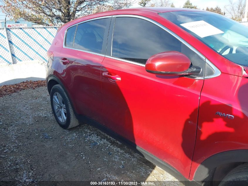 2019 KIA SPORTAGE LX - KNDPMCAC8K7623616