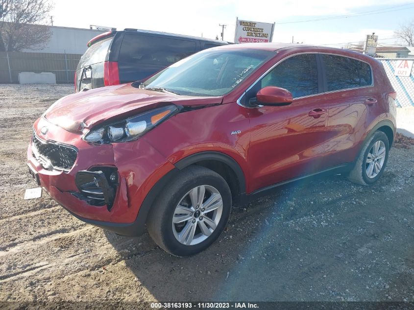 2019 KIA SPORTAGE LX - KNDPMCAC8K7623616