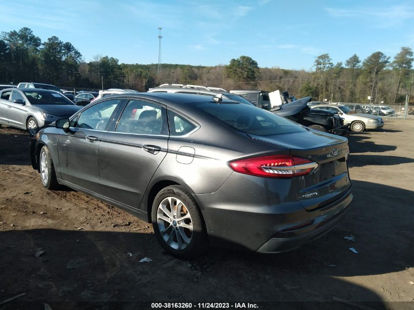 2019 FORD FUSION SE - 3FA6P0HD2KR203767