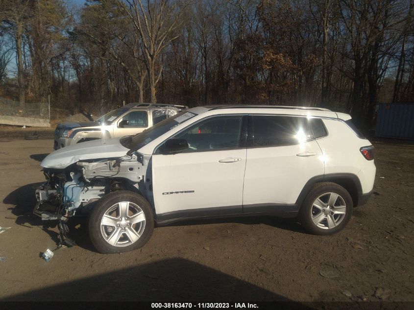 2022 JEEP COMPASS LATITUDE 4X4 - 3C4NJDBB2NT208433