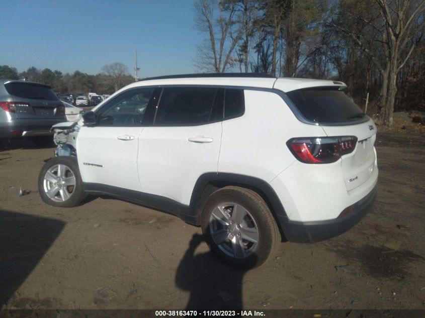 2022 JEEP COMPASS LATITUDE 4X4 - 3C4NJDBB2NT208433