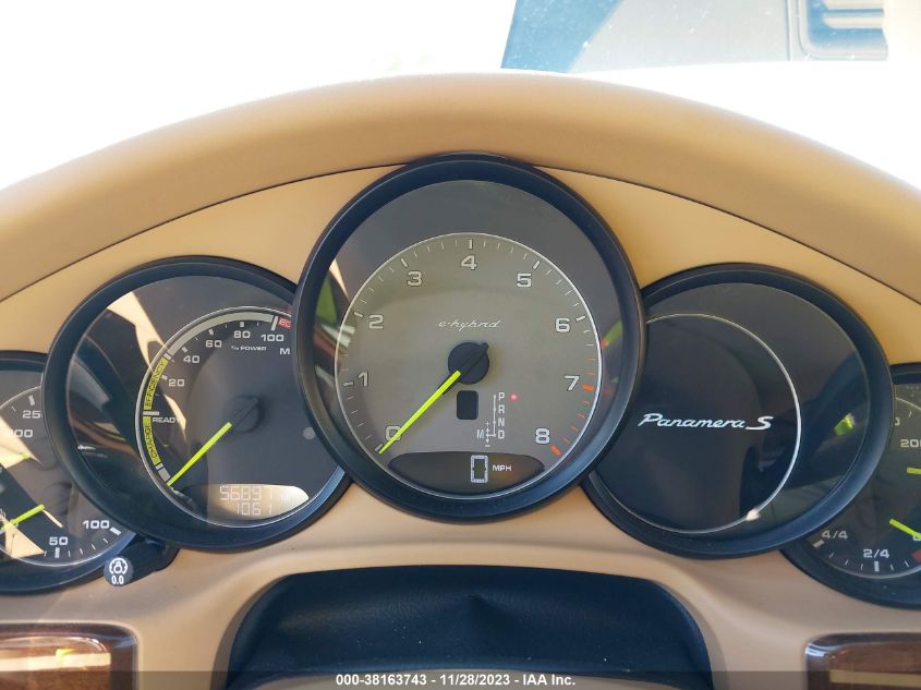 2014 PORSCHE PANAMERA E-HYBRID S - WP0AD2A70EL044358