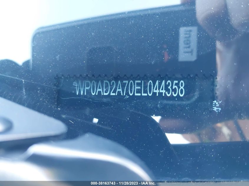 2014 PORSCHE PANAMERA E-HYBRID S - WP0AD2A70EL044358