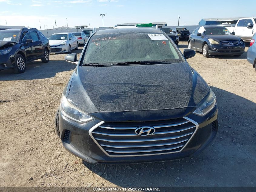 2017 HYUNDAI ELANTRA SE - KMHD84LFXHU064015