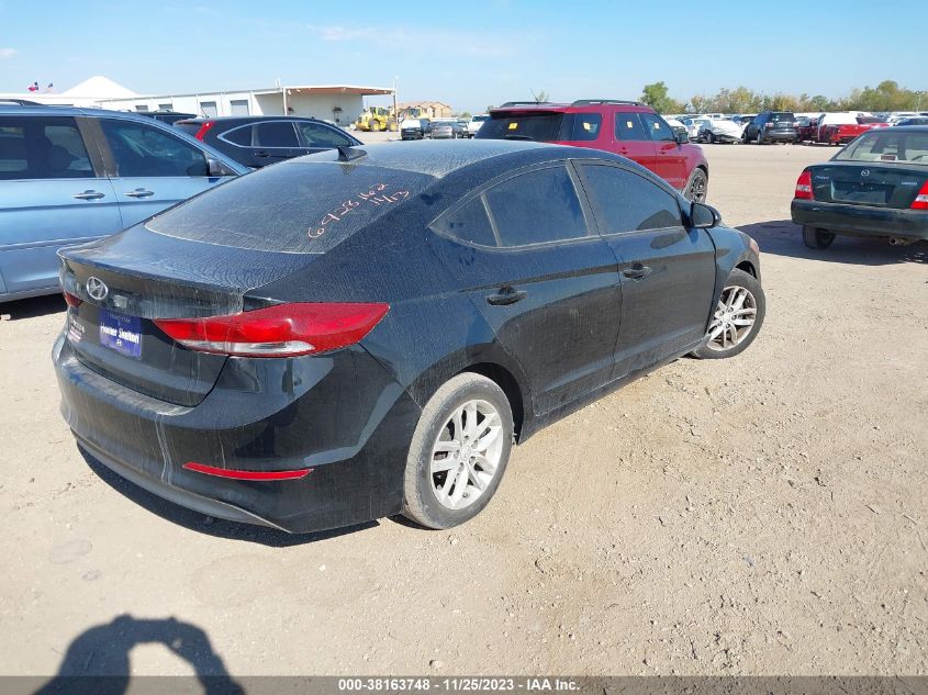 2017 HYUNDAI ELANTRA SE - KMHD84LFXHU064015