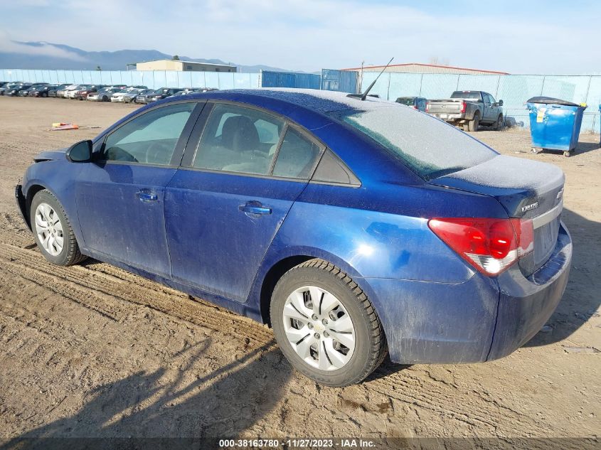 2013 CHEVROLET CRUZE LS MANUAL - 1G1PB5SG1D7264897