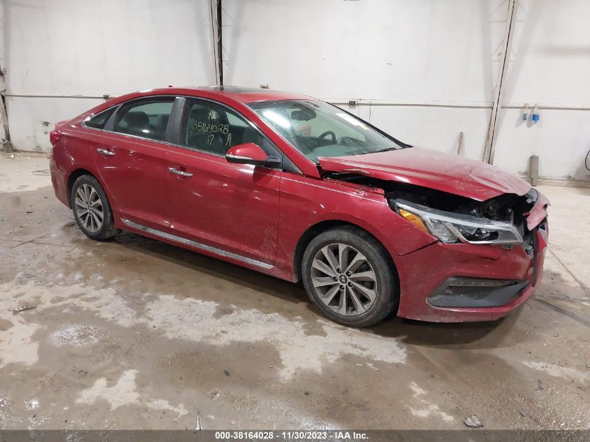 2017 HYUNDAI SONATA SPORT - 5NPE34AF1HH481964