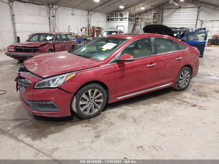 2017 HYUNDAI SONATA SPORT - 5NPE34AF1HH481964