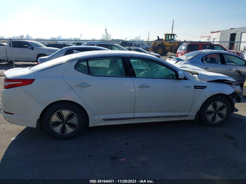 2013 KIA OPTIMA HYBRID LX - KNAGM4AD8D5047794