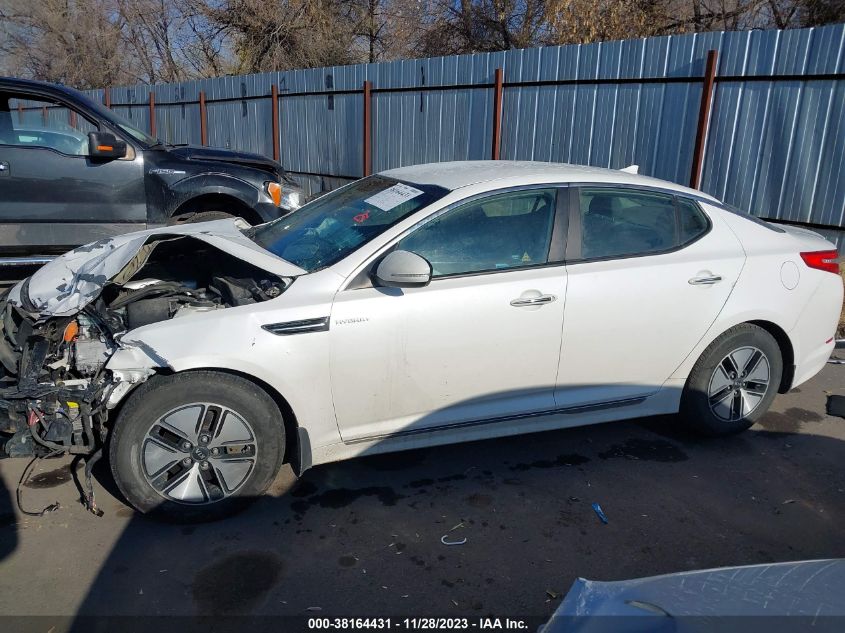 2013 KIA OPTIMA HYBRID LX - KNAGM4AD8D5047794
