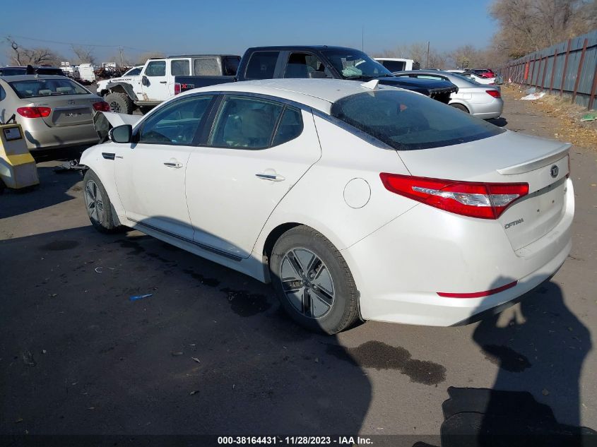 2013 KIA OPTIMA HYBRID LX - KNAGM4AD8D5047794