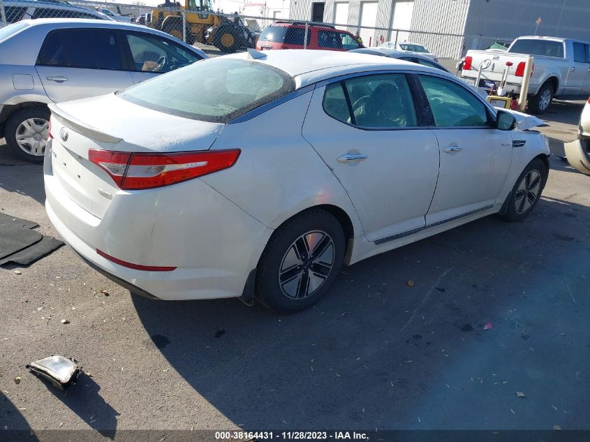 2013 KIA OPTIMA HYBRID LX - KNAGM4AD8D5047794