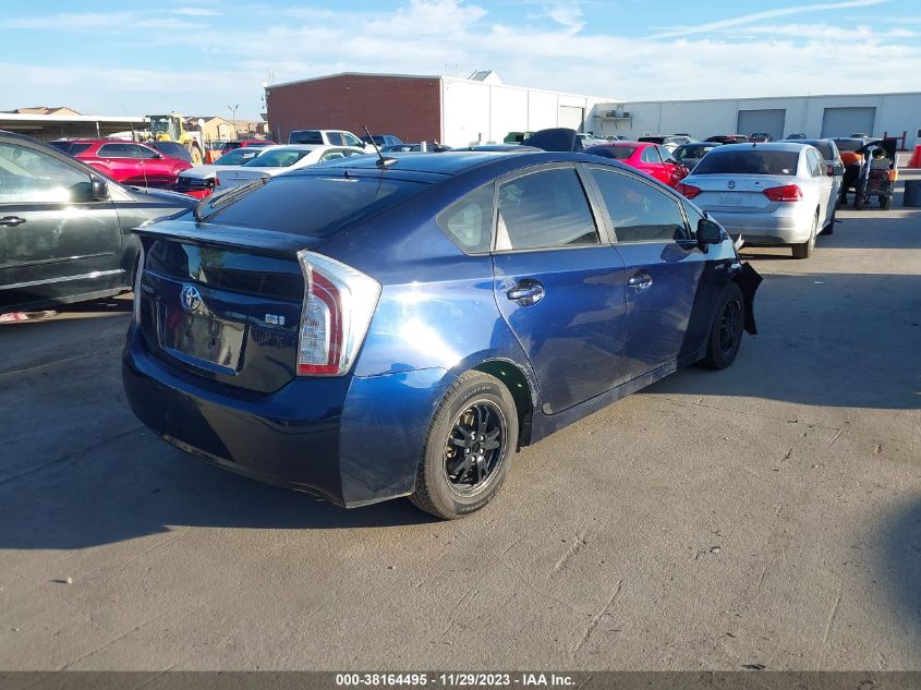 2014 TOYOTA PRIUS FOUR - JTDKN3DU6E0391431