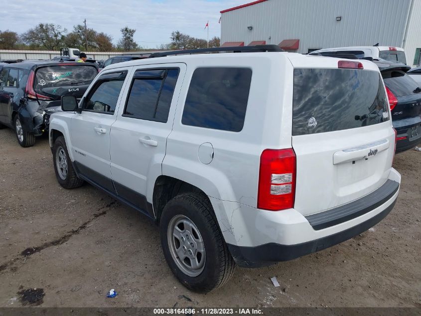 2017 JEEP PATRIOT SPORT - 1C4NJPBA4HD169198