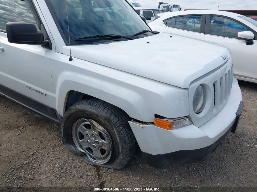 2017 JEEP PATRIOT SPORT - 1C4NJPBA4HD169198