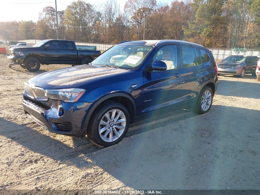 2017 BMW X3 SDRIVE28I - 5UXWZ7C31H0X42738