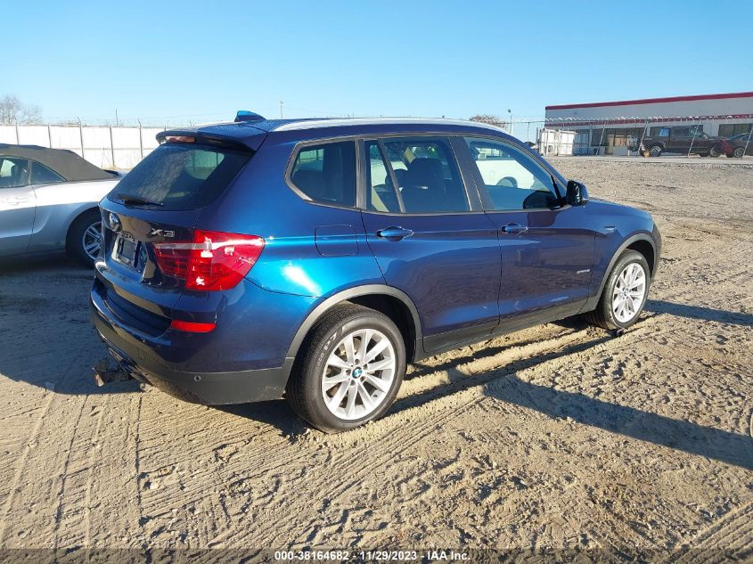 2017 BMW X3 SDRIVE28I - 5UXWZ7C31H0X42738